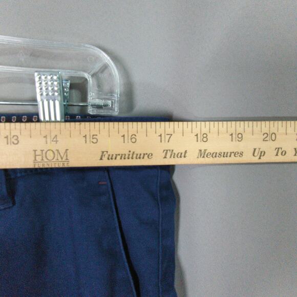 Ted Baker Pants Mens 34 R‎ Blue Flat Front Slim Fit - Picture 5 of 10